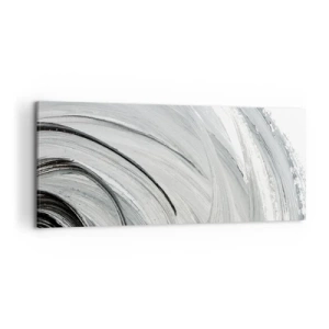 Lærredstryk - Billede på lærred - Orbital komposition - 120x50 cm