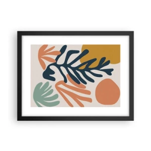 Plakat i sort ramme - Koralhav - 40x30 cm