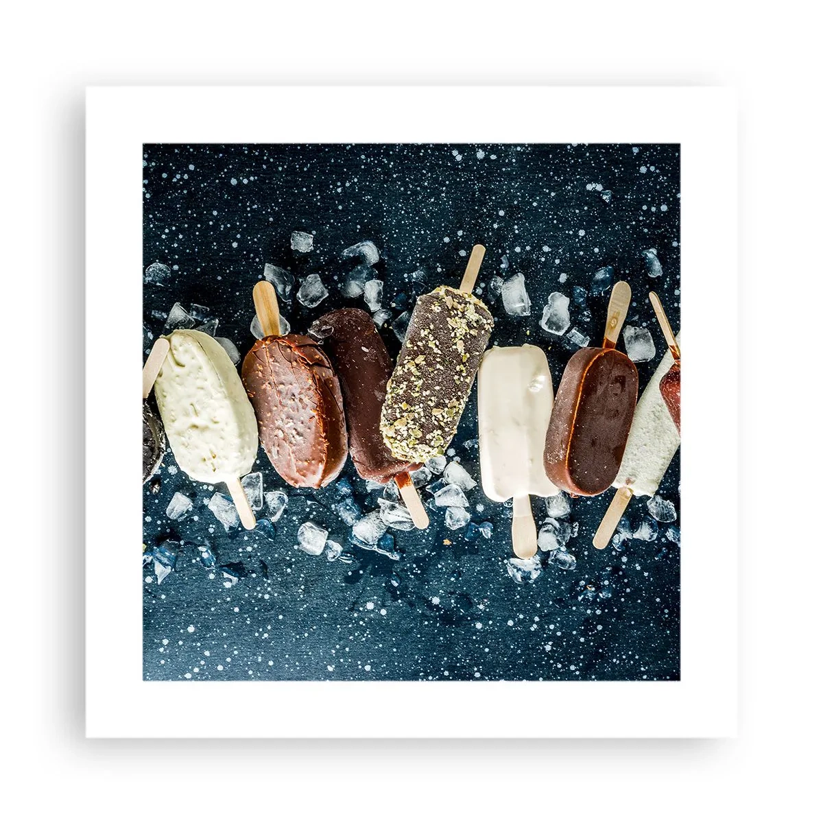 Plakat - En smag af varm sommer - 40x40 cm