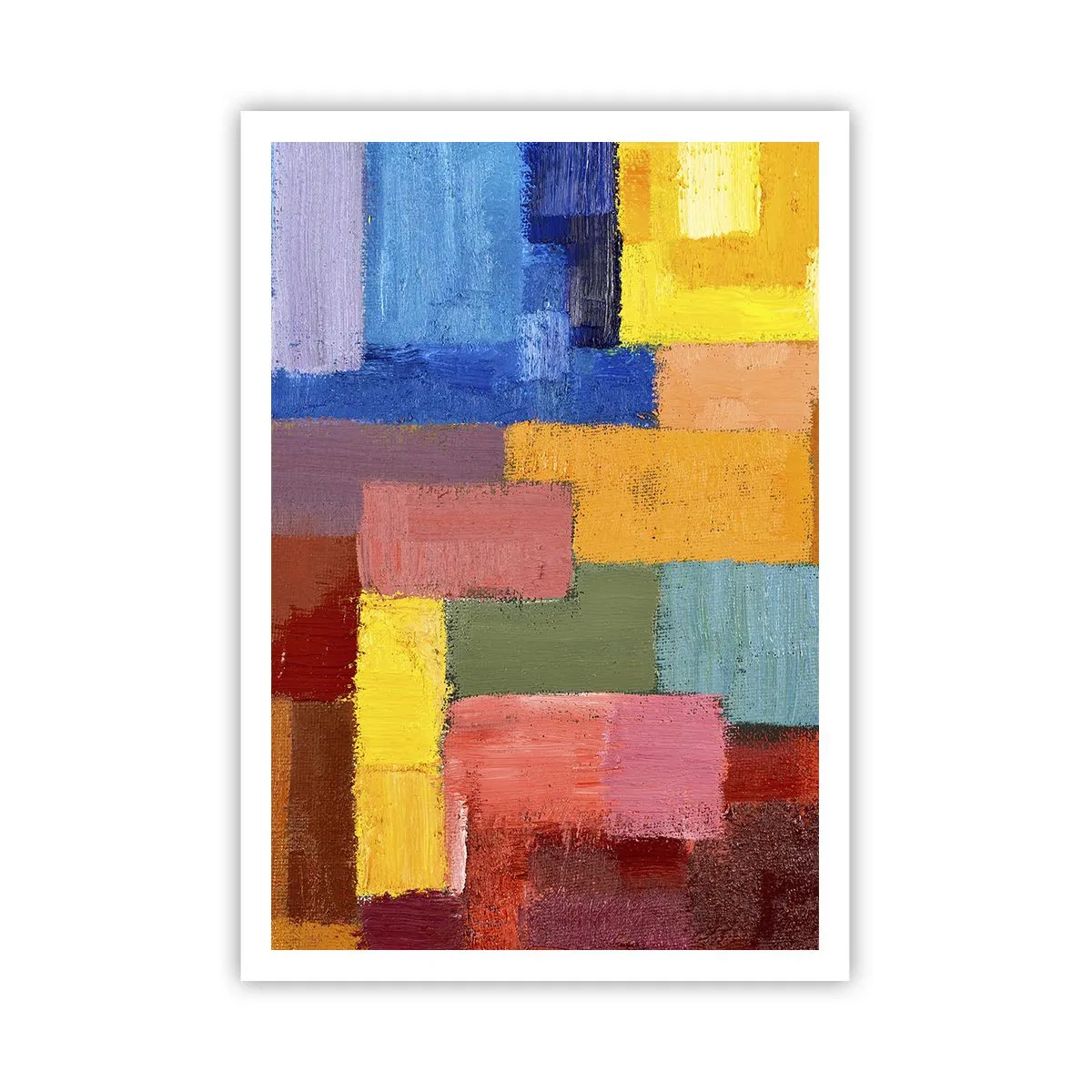 Plakat - Hver især forskellige, alle farverige - 70x100 cm