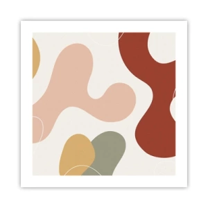 Plakat - Es eller flores? - 50x50 cm