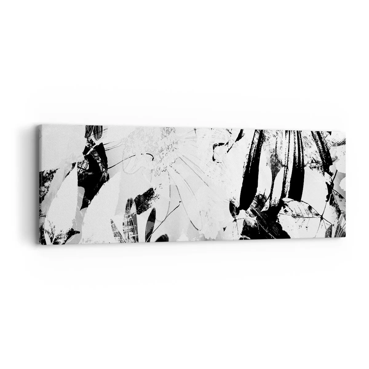 Lærredstryk - Billede på lærred - Efterår i det negative - 90x30 cm