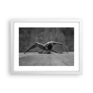 Plakat i hvid ramme - Symmetri fundet - 40x30 cm