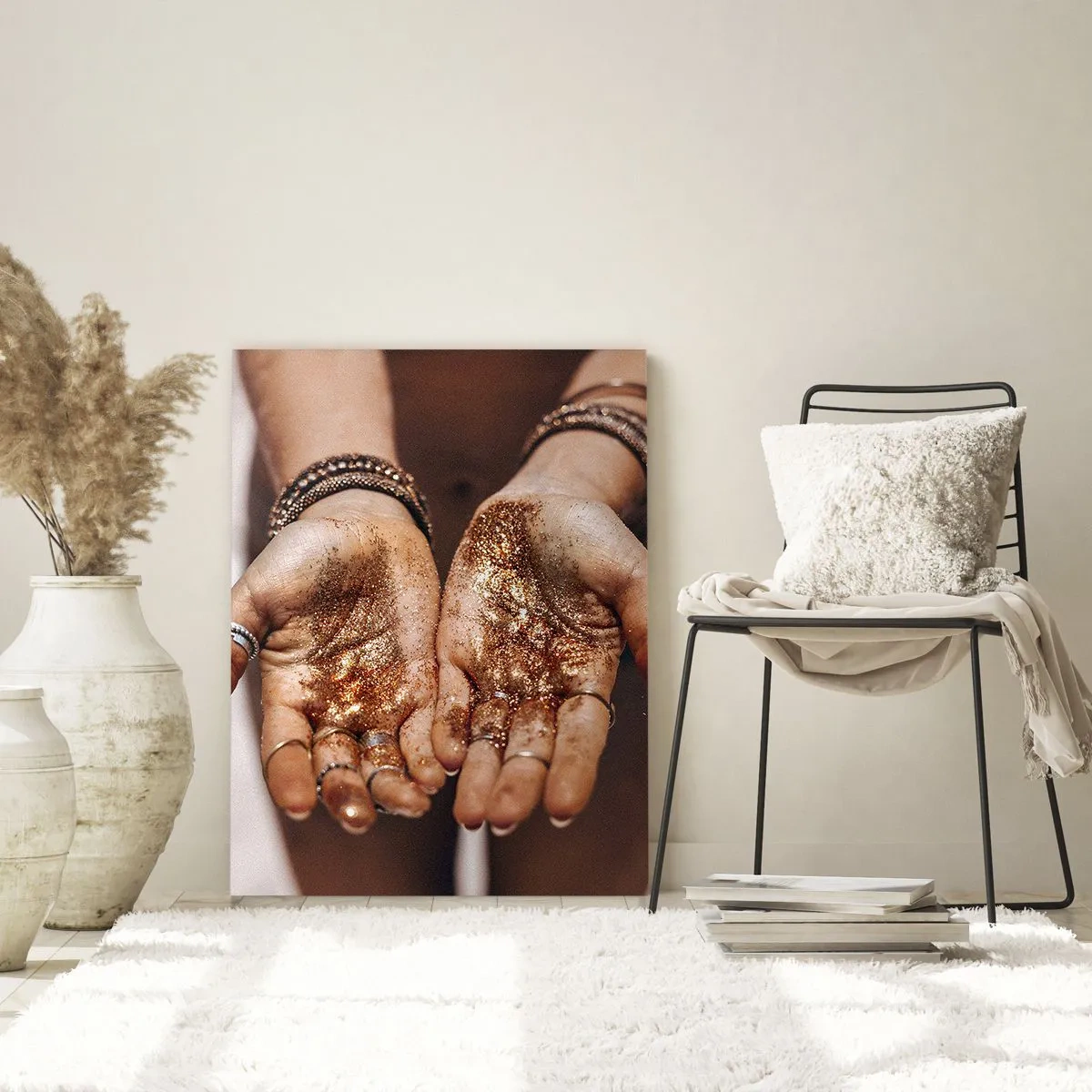 Billede på glas - En gave til dig - 80x120 cm