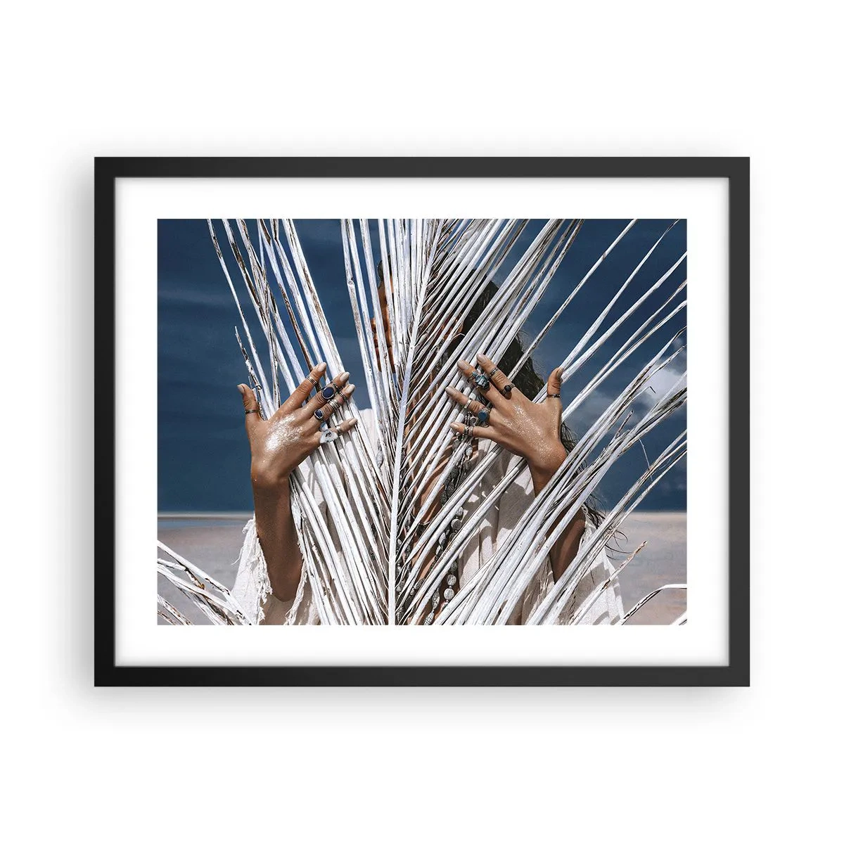 Plakat i sort ramme - Shamanens kæreste? - 50x40 cm