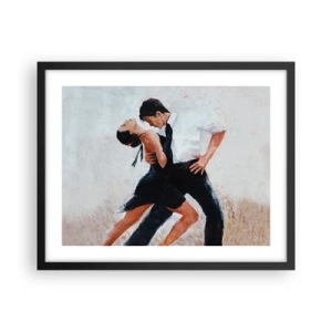 Plakat i sort ramme - Mine drømmes tango - 50x40 cm