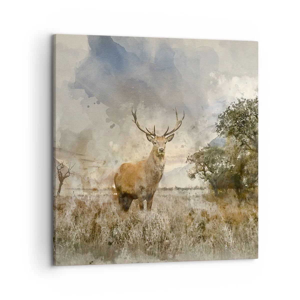 Lærredstryk - Billede på lærred - Værdighed - styrke - værdighed - 50x50 cm