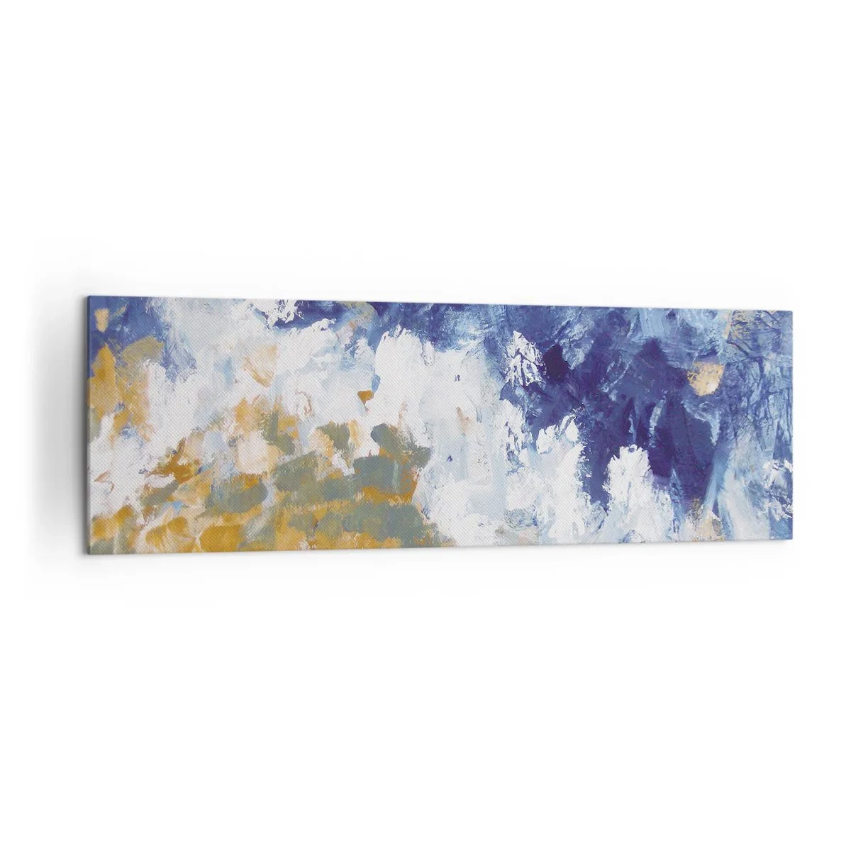 Lærredstryk - Billede på lærred - Elementernes dans - 160x50 cm