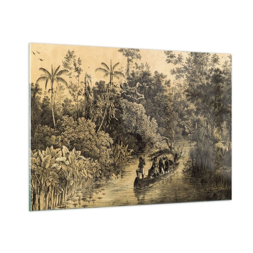 Billede på glas - Rejsen til kilden - 100x70 cm