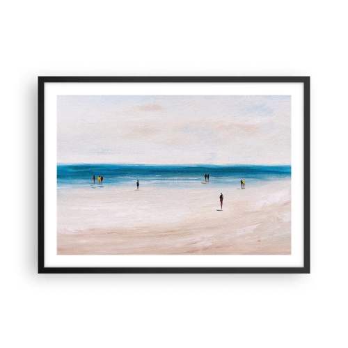 Plakat i sort ramme - Et naturligt behov - 70x50 cm