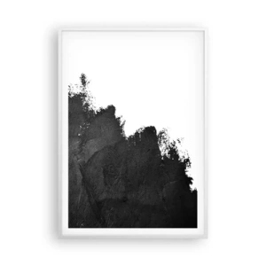 Plakat i hvid ramme - Elementer: jord - 70x100 cm