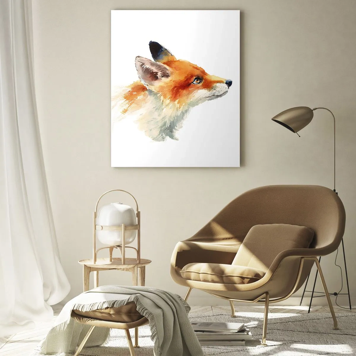 Billede på glas - Man kan aldrig være for forsigtig - 50x70 cm