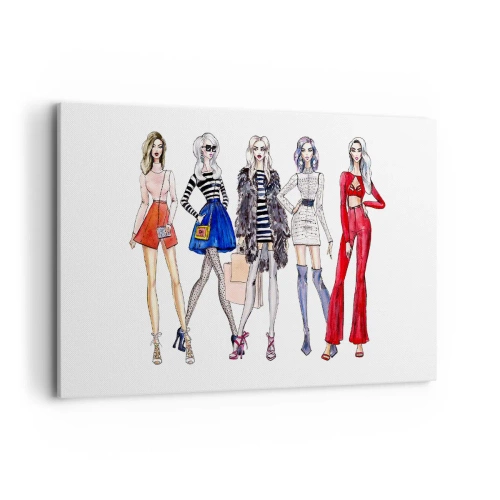 Lærredstryk - Billede på lærred - Every week Fashion Week - 120x80 cm