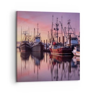 Lærredstryk - Billede på lærred - Før den næste dag - 70x70 cm