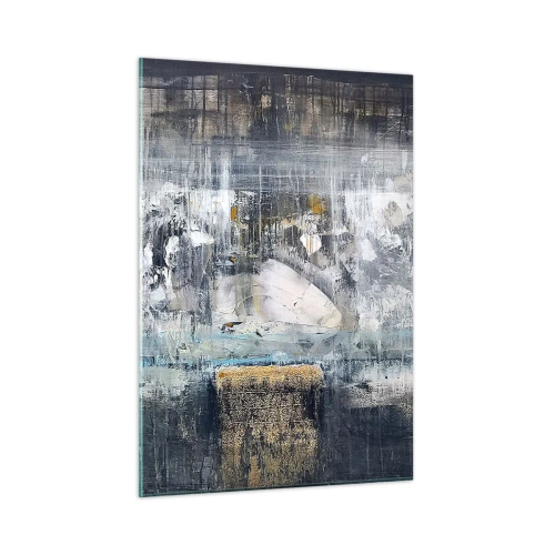 Billede på glas - Som på is, som på fortovet - 50x70 cm