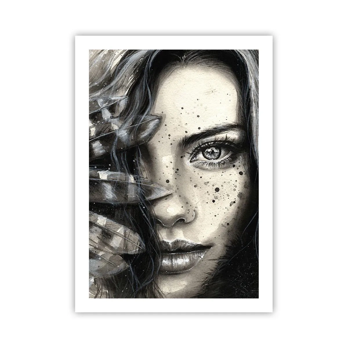 Plakat - Vild skønhed - 50x70 cm