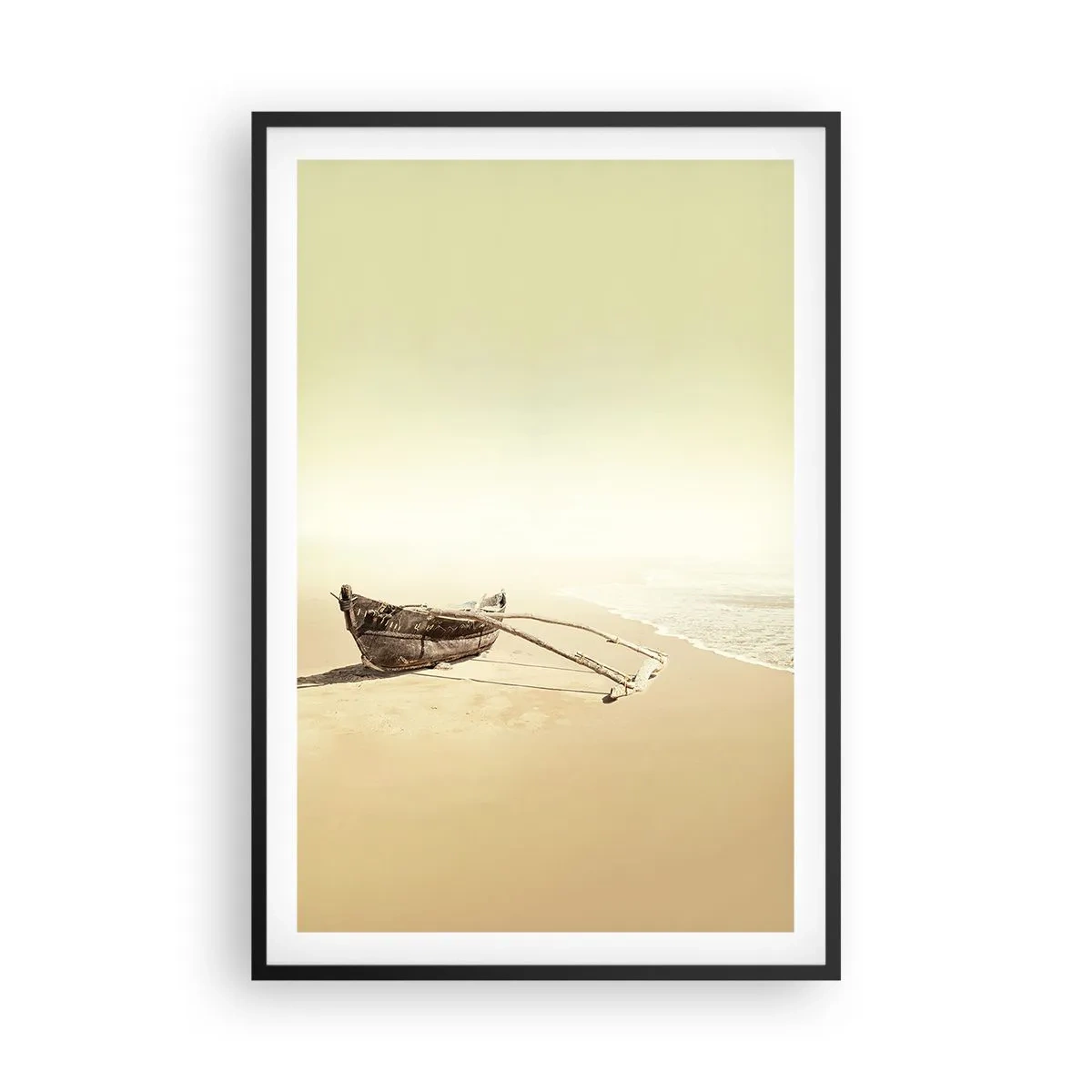 Plakat i sort ramme - Et minde om Sydhavet - 61x91 cm