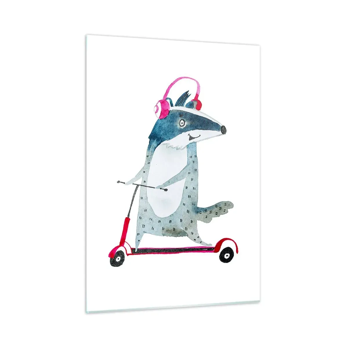 Billede på glas - Grævlingens glæder - 50x70 cm