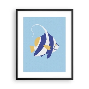 Plakat i sort ramme - Savner tropisk vand - 40x50 cm