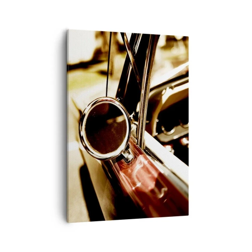 Lærredstryk - Billede på lærred - En bil med sjæl - 50x70 cm