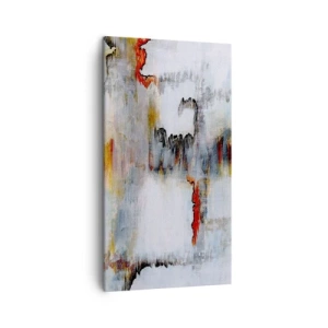 Lærredstryk - Billede på lærred - En pind på vandet - 45x80 cm