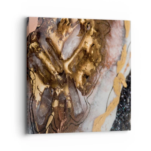 Lærredstryk - Billede på lærred - Jord element - 30x30 cm
