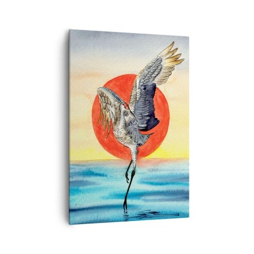 Lærredstryk - Billede på lærred - Tid til at gå tilbage - 70x100 cm