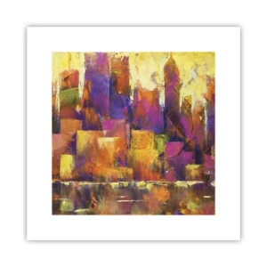 Plakat - Metropolitansk sammensætning - 30x30 cm