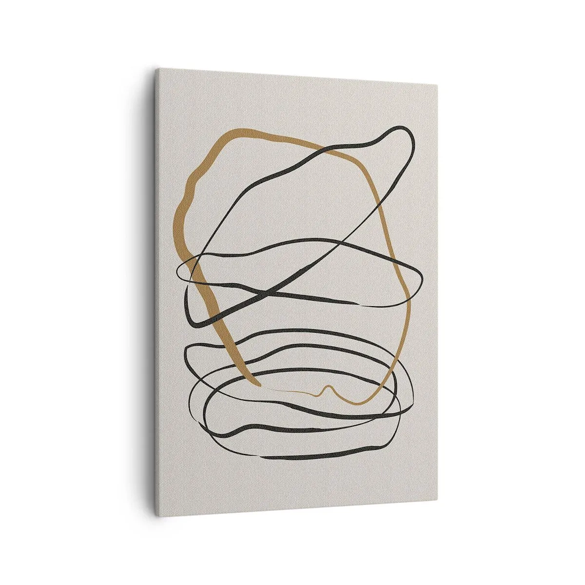 Lærredstryk - Billede på lærred - Komposition - dans i besiddelse - 50x70 cm