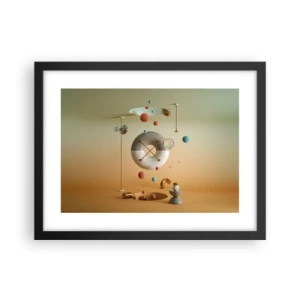 Plakat i sort ramme - Alt kan ske - 40x30 cm