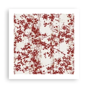 Plakat - Som en gammel percale - 50x50 cm