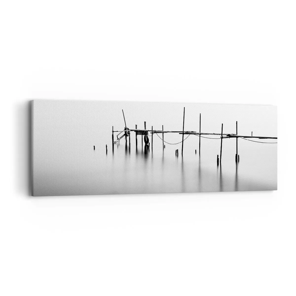 Lærredstryk - Billede på lærred - Hvad nu, hvis verden ikke eksisterer? - 90x30 cm