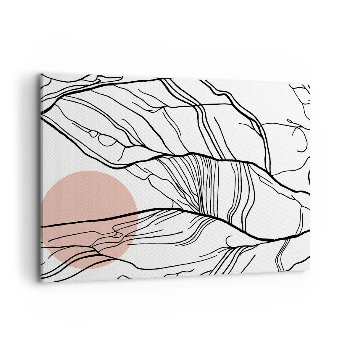 Lærredstryk - Billede på lærred - I et netværk af kviste - 100x70 cm