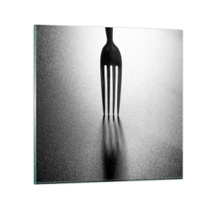 Billede på glas - Lys og skygge - 70x70 cm