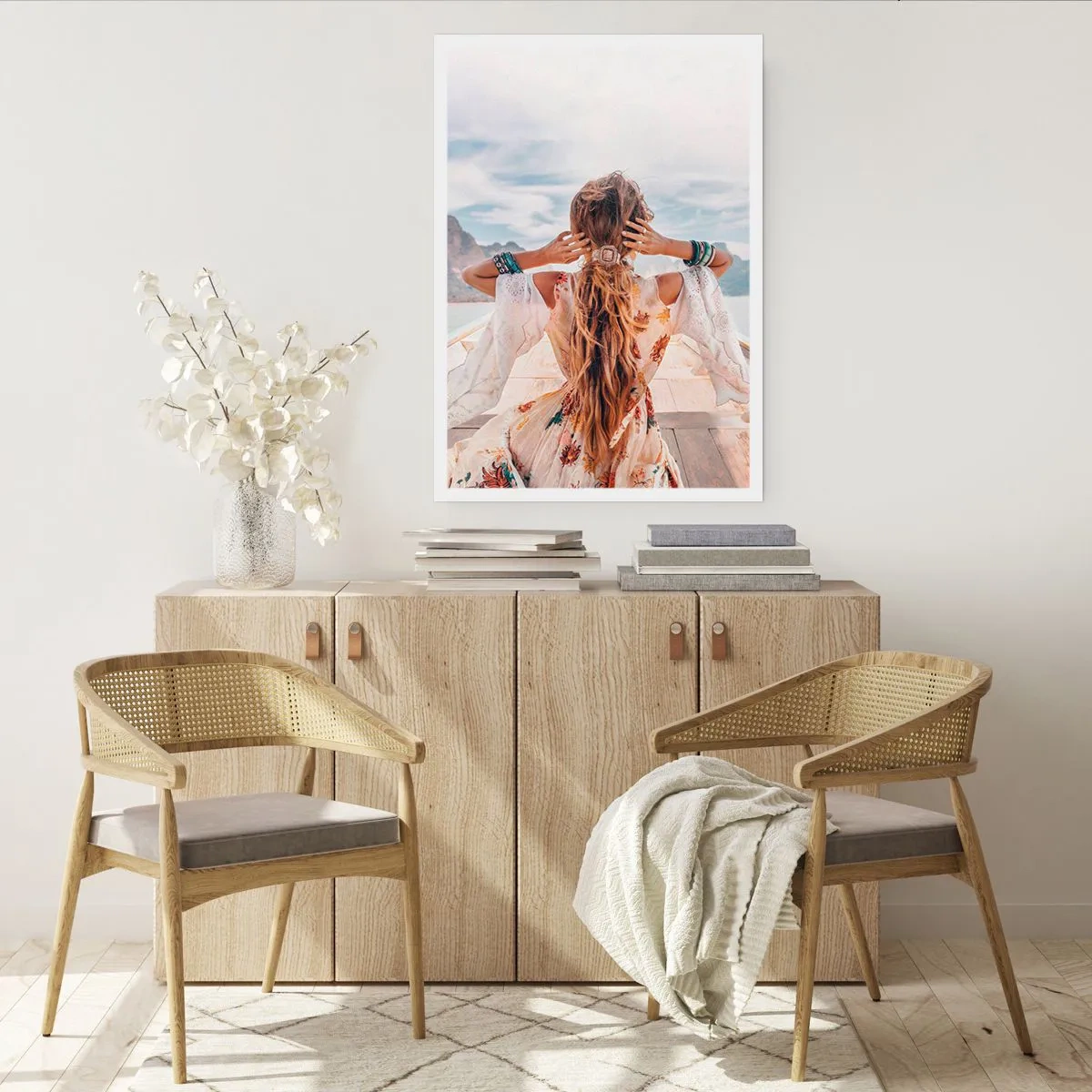 Plakat - På vej mod lykken - 40x50 cm