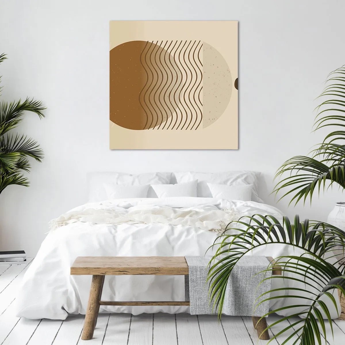 Lærredstryk - Billede på lærred - Om geometriske figurers oprindelse - 30x30 cm