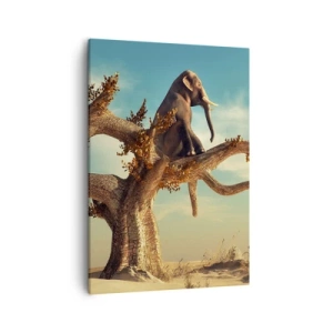 Lærredstryk - Billede på lærred - Et nyt synspunkt - 50x70 cm