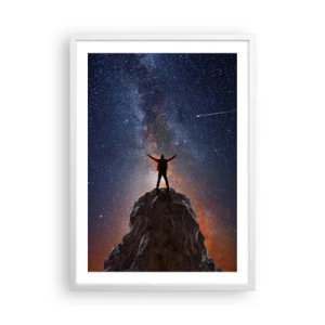 Plakat i hvid ramme - Magten er hos mig! - 50x70 cm