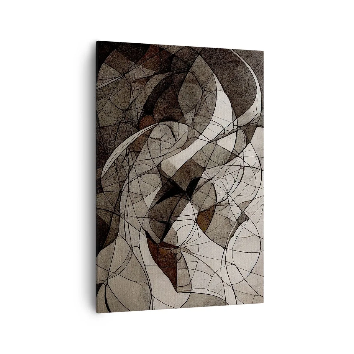 Lærredstryk - Billede på lærred - Cirkulation af jordens farver - 70x100 cm