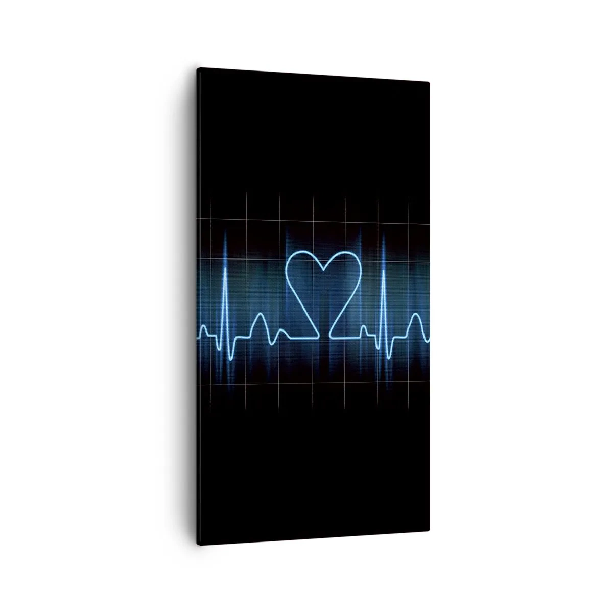 Lærredstryk - Billede på lærred - I hjertets rytme - 55x100 cm