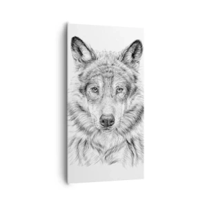 Lærredstryk - Billede på lærred - En født leder - 65x120 cm