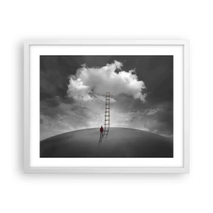 Plakat i hvid ramme - Alt er muligt - 50x40 cm