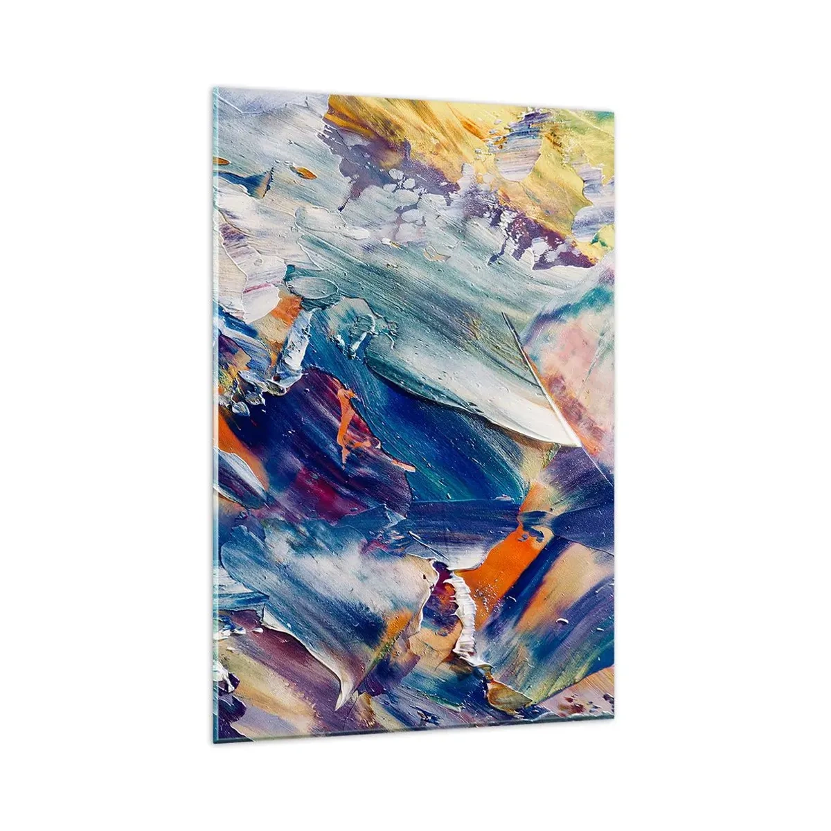 Billede på glas - Forvirring af farver - 80x120 cm