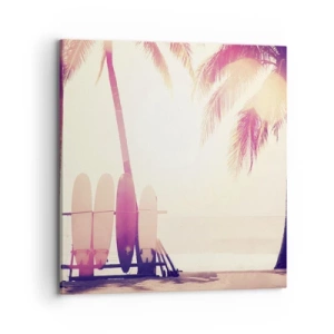 Lærredstryk - Billede på lærred - Det bliver en fantastisk dag - 70x70 cm