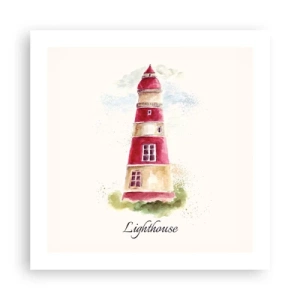 Plakat - Altid vejret omkring - 50x50 cm