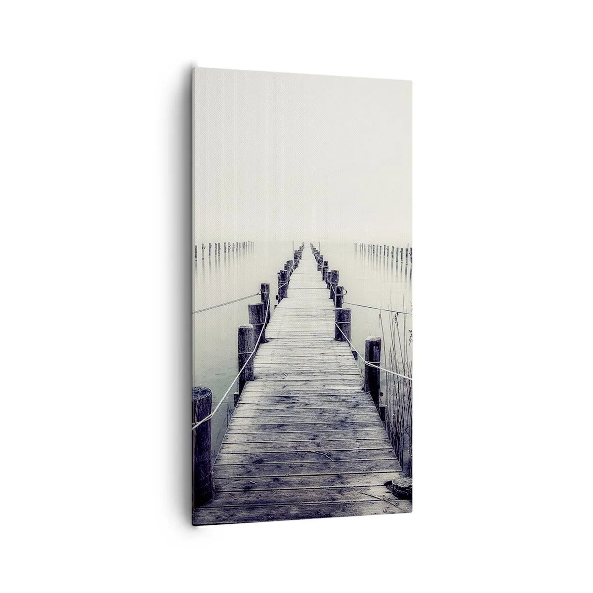 Lærredstryk - Billede på lærred - Fordyb dig i fred - 65x120 cm