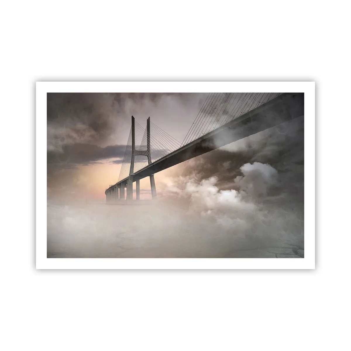 Plakat - På en flod, der ikke eksisterer - 91x61 cm
