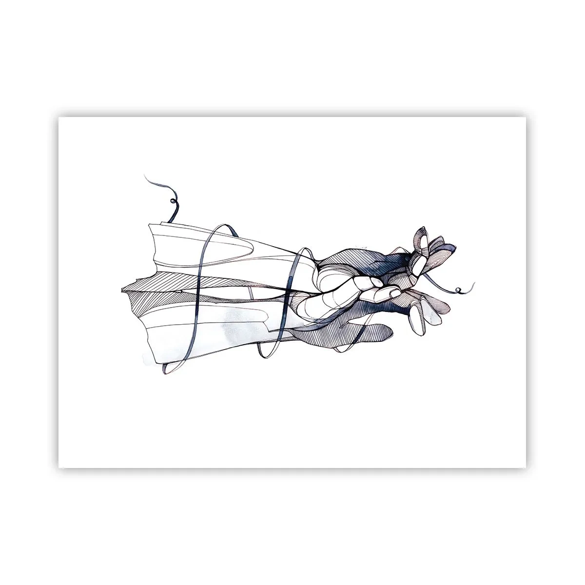 Plakat - En undersøgelse af berøring - 40x30 cm