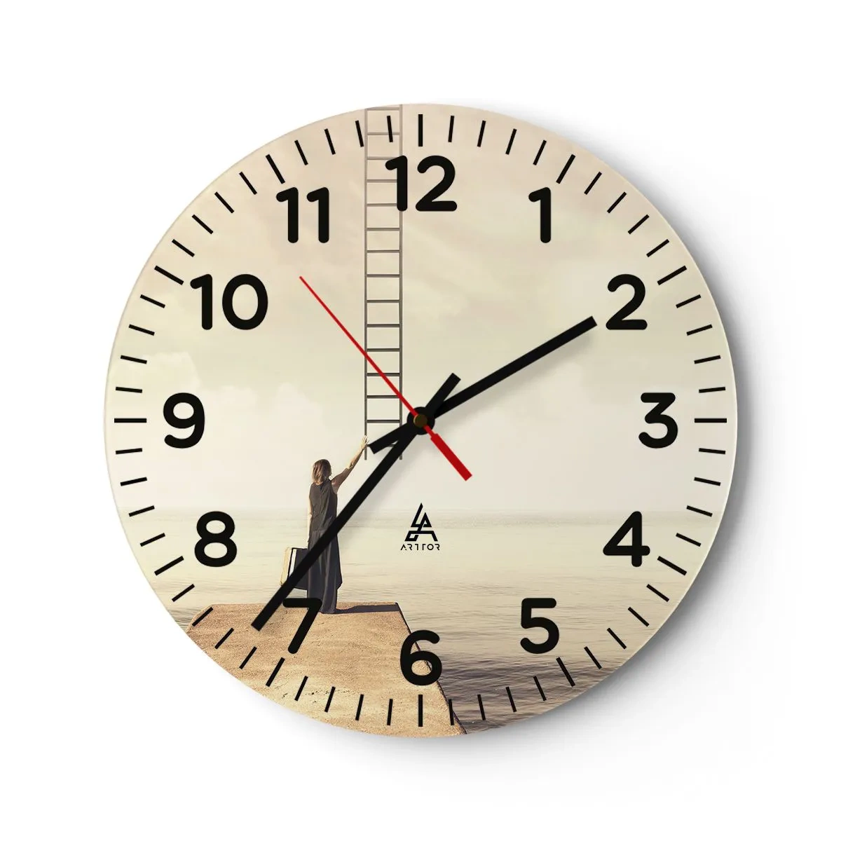 Vægur, Uret - En magisk rejse - 30x30 cm