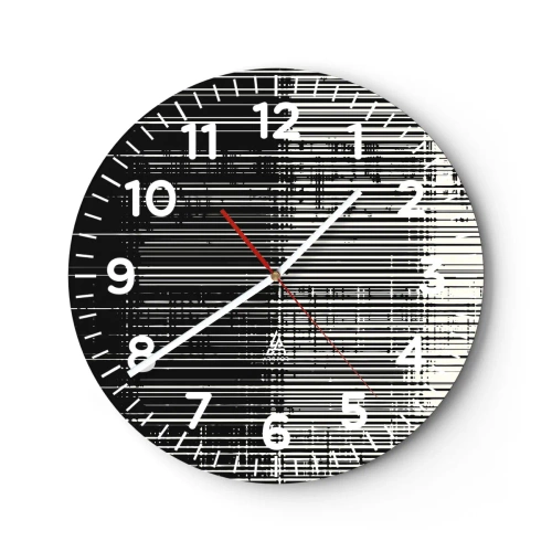 Vægur, Uret - Bølger og vibrationer - 40x40 cm